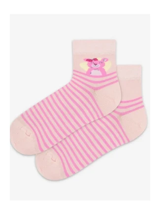 TENKÉ PONOŽKY BARVA 6-11 LET DÍVKY ROSE 27/29 TENKÉ PONOŽKY BARVA 6-11 LET DÍVKY ROSE 27/29