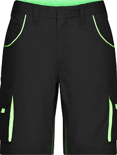 Daiber JN 872 (62) Pracovní bermudy - Color 02.872X black/lime green