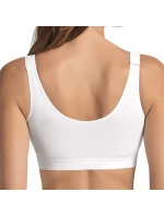 frontline open sportovní podprsenka zapínání vpředu 5523 white - Active