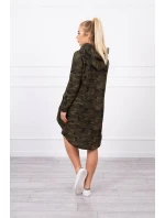 Moro khaki+zelené šaty Moro khaki+zelené šaty