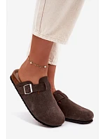 Dámské přezůvky Chodaki Vinceza 101332 Čokoládové