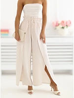 Kalhoty CS SP XYS3375.03 světle béžové