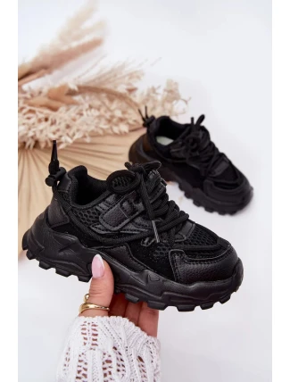 Dětské sportovní sneakers Tilvianea – černé