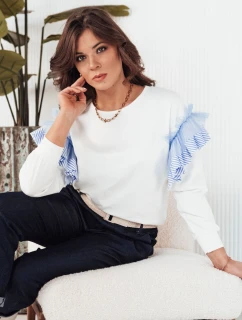 Dámská mikina FALGIT ecru FashionStreet BY1264