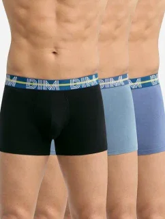 Pánské boxerky 3 ks DIM POWERFUL BOXERS 3x - DIM - světle modrá