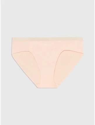 Dámské kalhotky BIKINI 000QF6308E A4E broskvové - Calvin Klein Dámské kalhotky BIKINI 000QF6308E A4E broskvové - Calvin Klein