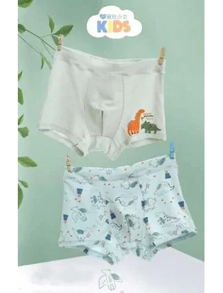 Chlapecké boxerky 5002  A'2 kombinace zelené - DC Polo