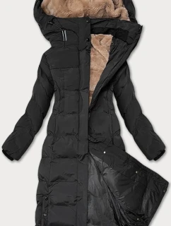 Černá hrubší dámská zimní bunda J Style (5M3233-392)