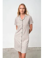 Vamp - Kostkovaná noční košile – Picnic 18217 - Vamp Vamp - Kostkovaná noční košile – Picnic 18217 - Vamp