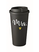 MRS. - černý termohrnek 475 ml