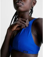 Dámská plavková podprsenka BIKINI KW0KW02041 C66 modrá - Calvin Klein