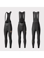 Rockbros YDCK012-1 dlouhé fleecové cyklistické kalhoty se šlemi Velikost S - černé