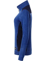 Daiber JN 861 Dámská pracovní pletená fleece bunda - Strong 02.0861 royal melange/navy