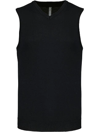 Kariban K 969 Pánská svetrová vesta s výstřihem do V 20.K969 black Kariban K 969 Pánská svetrová vesta s výstřihem do V 20.K969 black