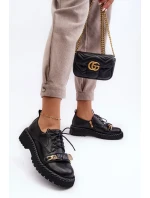 Dámské kožené boty D&A Black Dámské kožené boty D&A Black