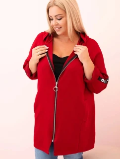 Dámská mikina s ozdobnými rukávy černá masełkowa