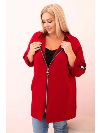 Dámská mikina s ozdobnými rukávy černá masełkowa