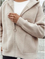 Dámská bunda z alpaky KATHERINE beige FashionStreet TY4540