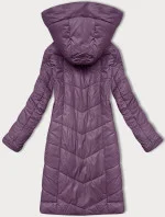 Fialová dámská prošívaná bunda pro přechodné období S'West (B8302-71)
