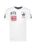 Geographical Norway Jequestre 254 M SY1305H/GN-Bílé tričko Geographical Norway Jequestre 254 M SY1305H/GN-Bílé tričko