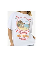 Tričko RIP CURL Cove Heritage Tee, bílé Tričko RIP CURL Cove Heritage Tee, bílé
