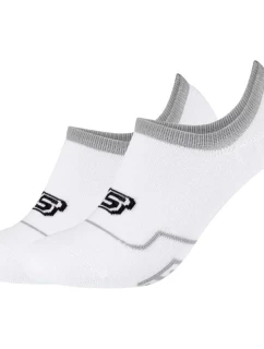 Skechers 2PPK Cushioned Footy Socks SK44011-1000 White 43-46