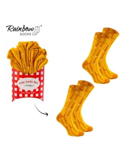 Sada ponožek Rainbow Socks hranolky 2 páry