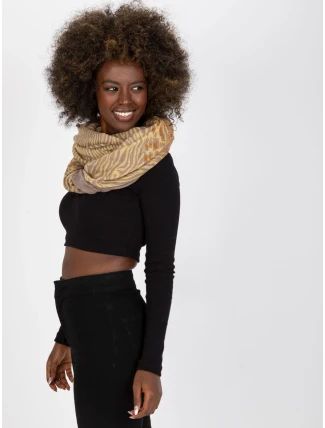 Dámská tunelová šála AT KM S 6221 tmavě lila