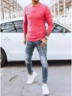 Pánský klasický fuchsiový svetr FashionStreet WX1934