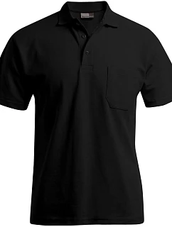 Promodoro 4100 Pánské polo s náprsní kapsou Heavy Piqué 40.4100 black