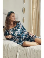 Italská móda Scarlet po celé délce barva:print/green