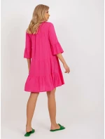 Šaty D73761M30214B fuchsiová