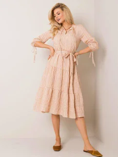 Šaty LK SK 508005.07P béžová