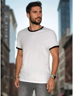 Pánské základní bílé tričko FashionStreet RX5662