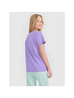 Dívčí tričko s potiskem 4F 4FJWSS25TTSHF2176-51S