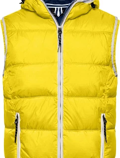 Daiber JN 1076 Pánská vesta "Maritim" 02.1076 sun yellow/white