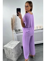 Souprava halenky a kalhot světle fialová Souprava halenky a kalhot světle fialová