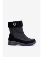 Dámské Módní zateplené sněhule Progress PROGJ-21-13 Černé Dámské Módní zateplené sněhule Progress PROGJ-21-13 Černé