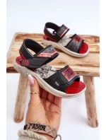 Dětské sandály Grendene Kids Černo-červené