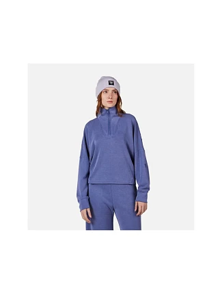 Dámská mikina ROSSIGNOL W CHAVANETTE HZ SCUBA FLEECE, modrá