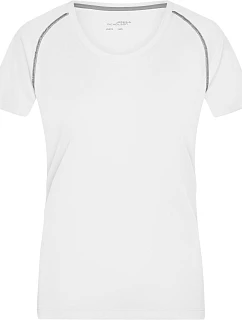 Daiber JN 495 Dámské funkční tričko 02.0495 white/silver