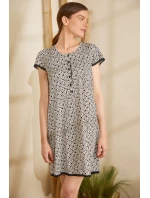 Vamp - Noční košile s potiskem a knoflíčky 14980 - Vamp