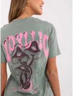 Tričko D12022AC02645H pistácie