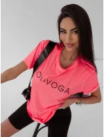 Dámské tričko 277745 korálové - Ola Voga Dámské tričko 277745 korálové - Ola Voga