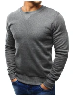 Pánská mikina s kapucí antracitová BX4823