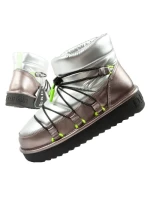 D.Franklin snow boots women winter fashion insulated boots silver dámské