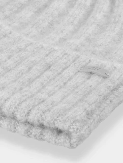 Dámská zimní čepice 4F 4FAW23ACAPF299-25M šedá