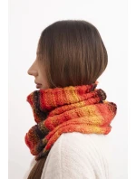 Komin dámský vlněný měkký šál zimní golf KN21 červený