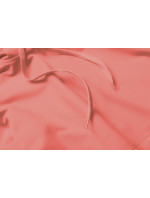 Tenká dámská "klokaní" mikina v lososové barvě (W06-37)