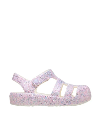 Dětské sandály Crocs Classic Glitter Fismerman pink 212644 0WV